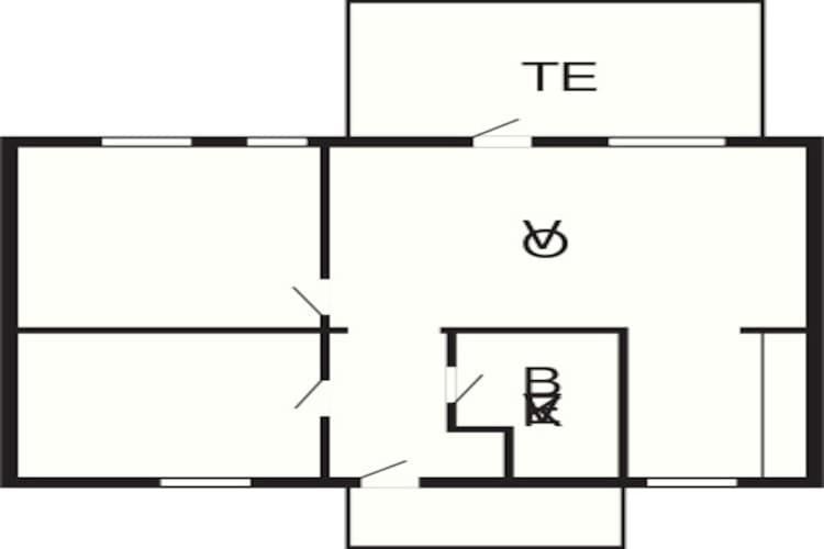 4 Person Holiday Home On A Holiday Park In Borre Kültér fotó